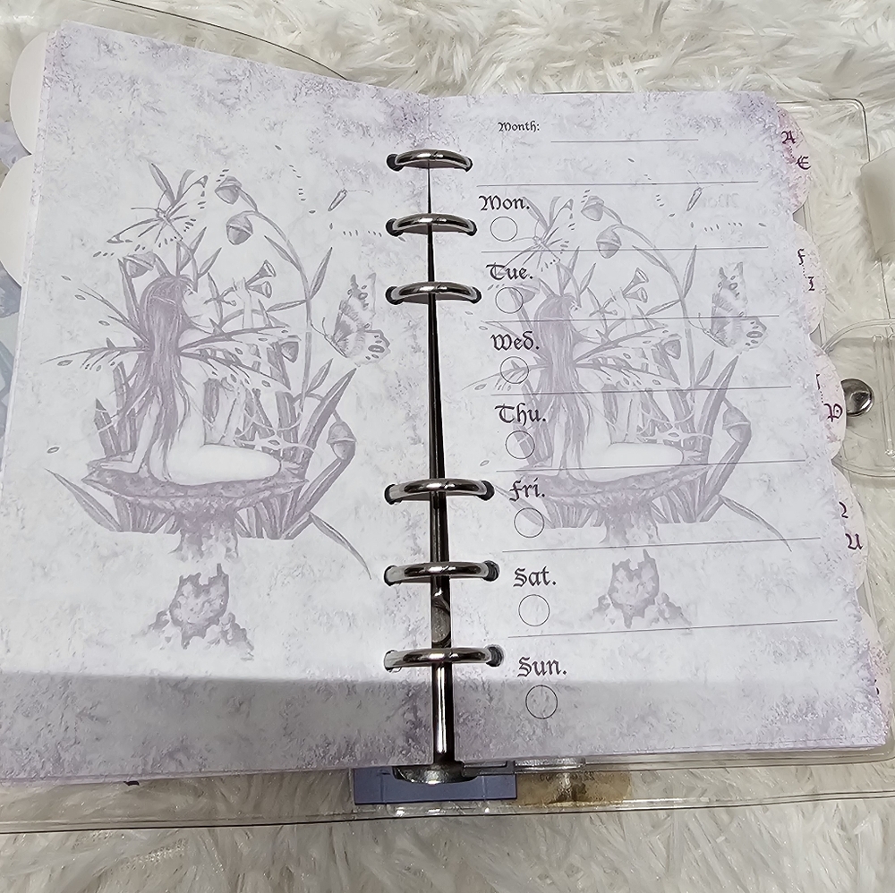 Amy Brown 2004 Music Butterfly Fairy Agenda Book Address Book Planner - Picture 4 of 8